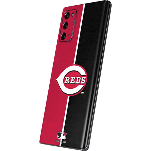 MLB Cincinnati Reds Split Galaxy Note20 5G Skin