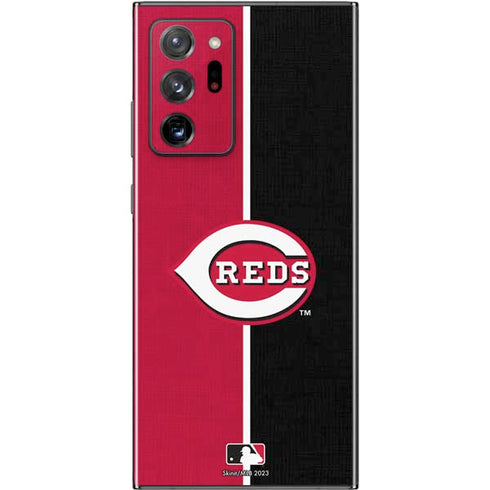 MLB Cincinnati Reds Split Galaxy Note20 Ultra 5G Skin