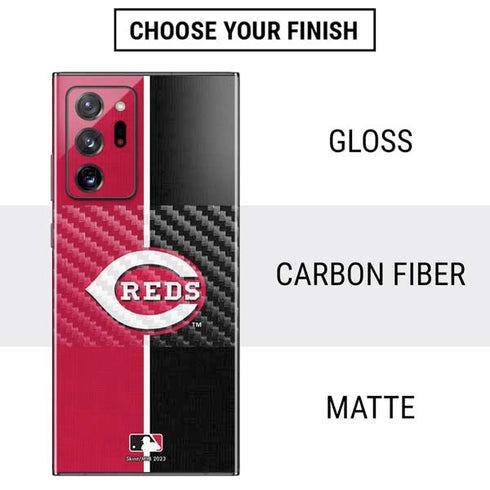 MLB Cincinnati Reds Split Galaxy Note20 Ultra 5G Skin