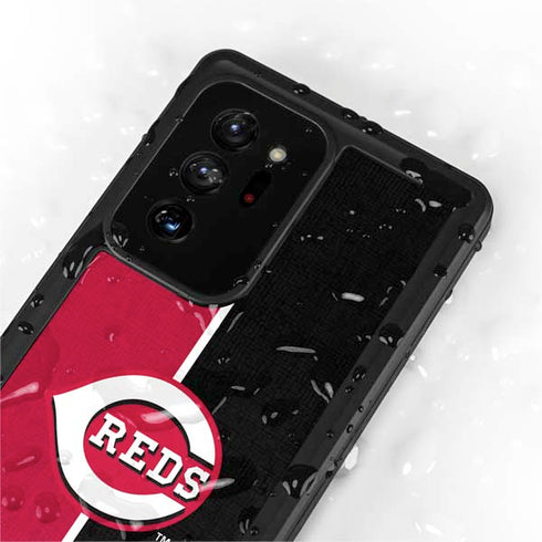 MLB Cincinnati Reds Split Galaxy Note20 Ultra 5G Waterproof Case