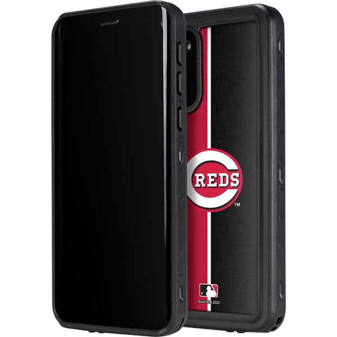 MLB Cincinnati Reds Split Galaxy S20 Plus Waterproof Case