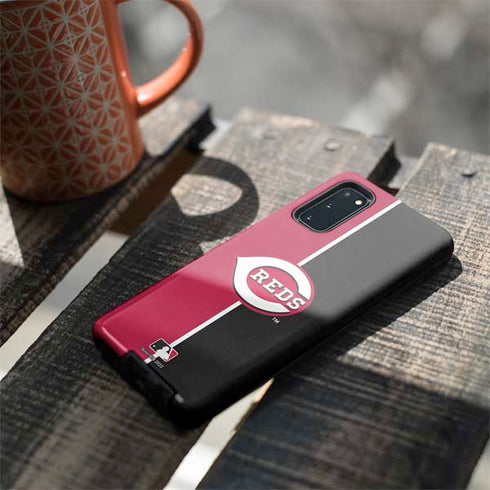 MLB Cincinnati Reds Split Galaxy S20 Pro Case