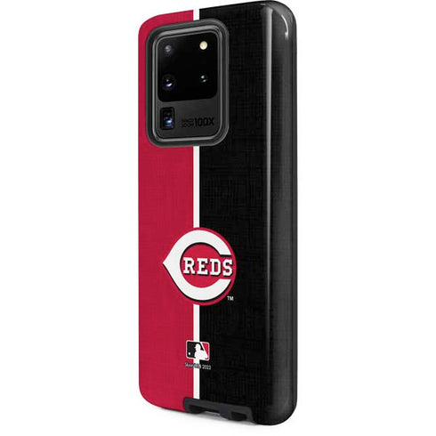 MLB Cincinnati Reds Split Galaxy S20 Ultra 5G Pro Case