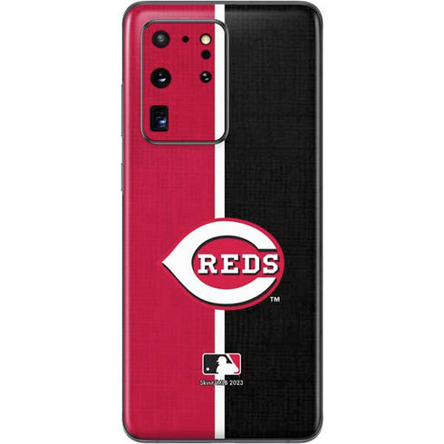 MLB Cincinnati Reds Split Galaxy S20 Ultra 5G Skin
