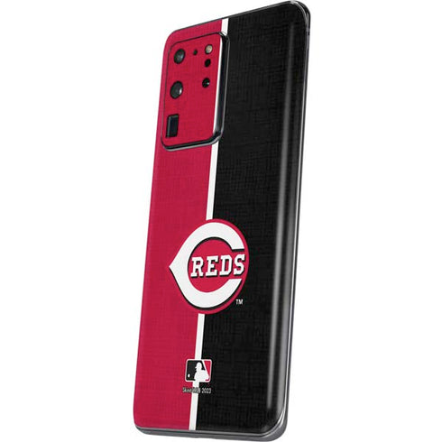 MLB Cincinnati Reds Split Galaxy S20 Ultra 5G Skin