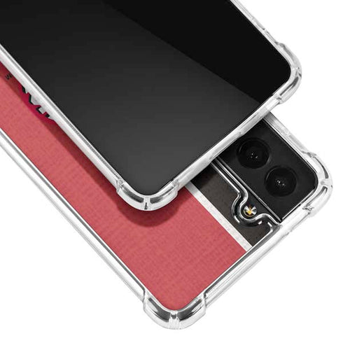 MLB Cincinnati Reds Split Galaxy S21 5G Clear Case