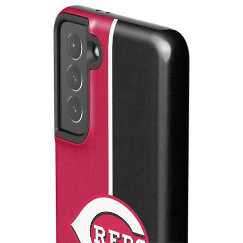 MLB Cincinnati Reds Split Galaxy S21 5G Pro Case