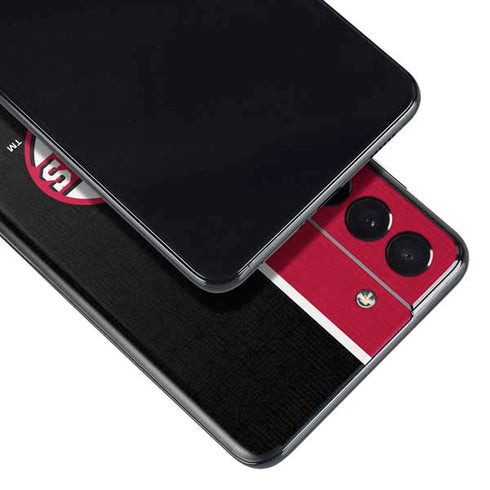 MLB Cincinnati Reds Split Galaxy S21 5G Skin