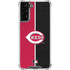 MLB Cincinnati Reds Split Galaxy S21 FE Clear Case