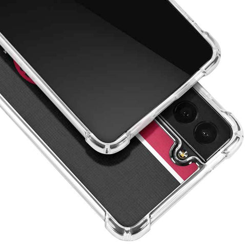 MLB Cincinnati Reds Split Galaxy S21 FE Clear Case