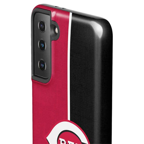MLB Cincinnati Reds Split Galaxy S21 Plus 5G Pro Case