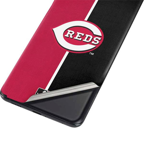 MLB Cincinnati Reds Split Galaxy S21 Ultra 5G Skin