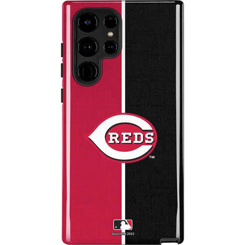 MLB Cincinnati Reds Split Galaxy S22 Ultra Pro Case
