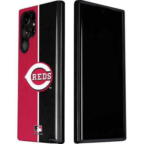 MLB Cincinnati Reds Split Galaxy S22 Ultra Pro Case