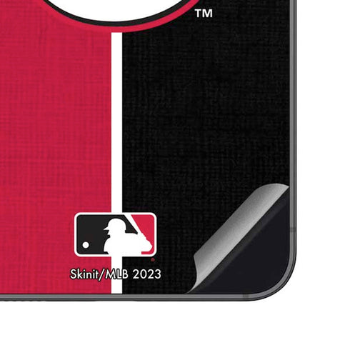 MLB Cincinnati Reds Split Galaxy S23 FE Skin