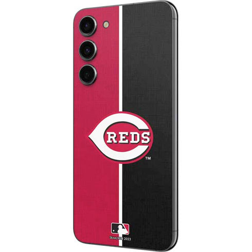 MLB Cincinnati Reds Split Galaxy S23 Plus Skin