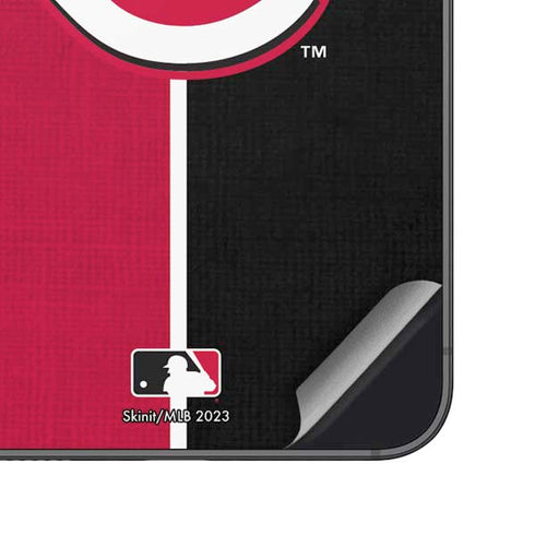 MLB Cincinnati Reds Split Galaxy S23 Plus Skin