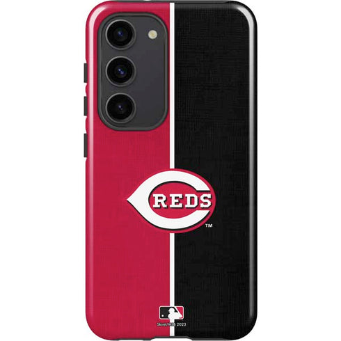 MLB Cincinnati Reds Split Galaxy S23 Pro Case
