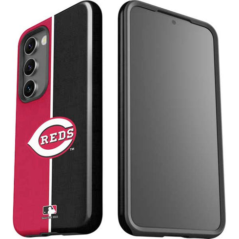 MLB Cincinnati Reds Split Galaxy S23 Pro Case