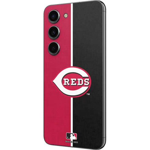 MLB Cincinnati Reds Split Galaxy S23 Skin