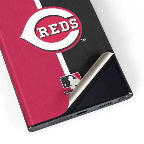 MLB Cincinnati Reds Split Galaxy S23 Ultra Skin
