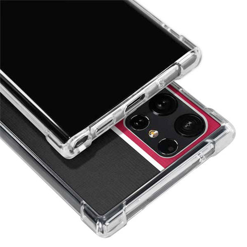MLB Cincinnati Reds Split Galaxy S24 Ultra Clear Case