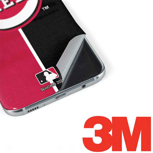 MLB Cincinnati Reds Split Galaxy S8 Plus Skin