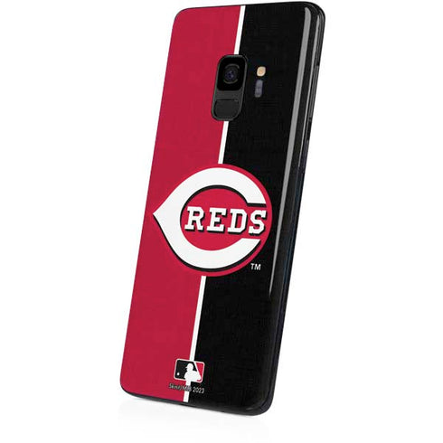 MLB Cincinnati Reds Split Galaxy S9 Skin