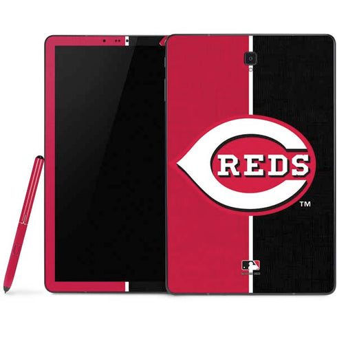 MLB Cincinnati Reds Split Samsung Galaxy Tab Skin