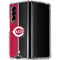 MLB Cincinnati Reds Split Galaxy Z Fold4 5G Clear Case