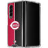 MLB Cincinnati Reds Split Galaxy Z Fold4 5G Clear Case