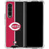 MLB Cincinnati Reds Split Galaxy Z Fold4 5G Clear Case