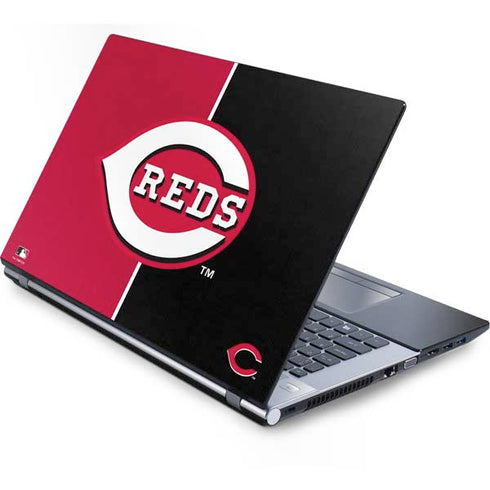 MLB Cincinnati Reds Split Generic Laptop Skin