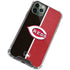 MLB Cincinnati Reds Split iPhone 11 Pro Max Clear Case