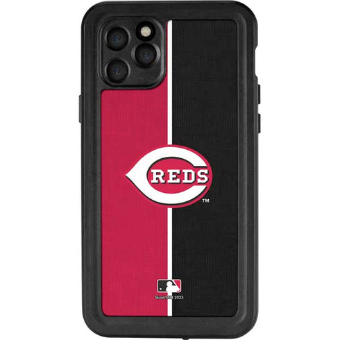 MLB Cincinnati Reds Split iPhone 11 Pro Waterproof Case