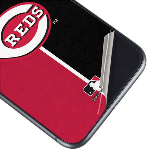 MLB Cincinnati Reds Split iPhone 11 Skin