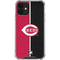 MLB Cincinnati Reds Split iPhone 12 Mini Clear Case