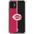 MLB Cincinnati Reds Split iPhone 12 Mini Clear Case