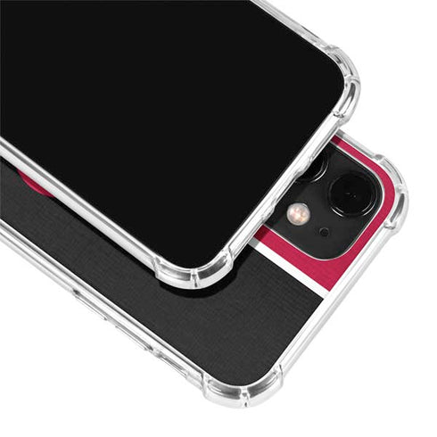 MLB Cincinnati Reds Split iPhone 12 Mini Clear Case
