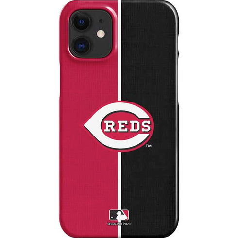 MLB Cincinnati Reds Split iPhone 12 Mini Lite Case