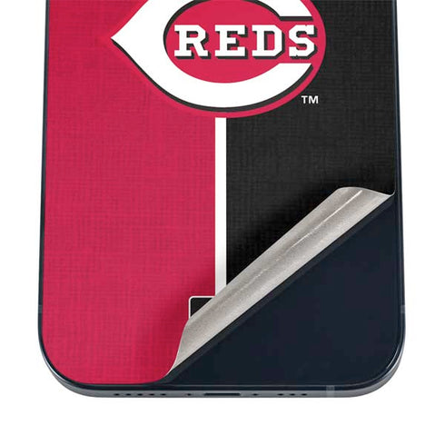 MLB Cincinnati Reds Split iPhone 12 Mini Skin