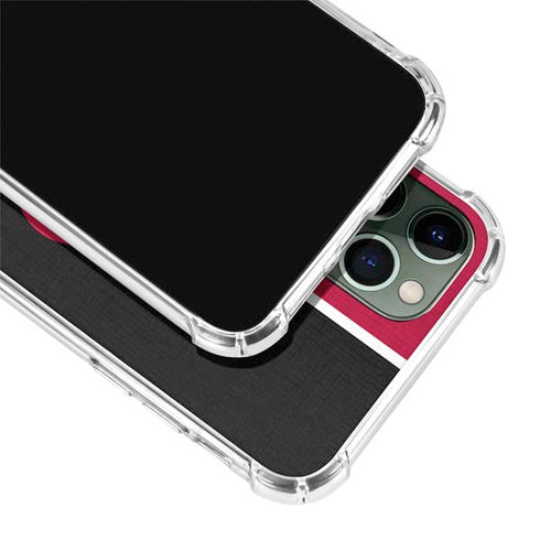 MLB Cincinnati Reds Split iPhone 12 Pro Clear Case