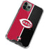 MLB Cincinnati Reds Split iPhone 12 Pro Max Clear Case