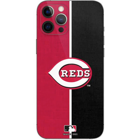 MLB Cincinnati Reds Split iPhone 12 Pro Max Skin