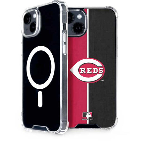 MLB Cincinnati Reds Split iPhone 13 MagSafe Case