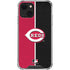 MLB Cincinnati Reds Split iPhone 13 Mini Clear Case