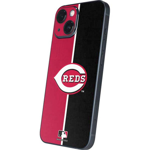 MLB Cincinnati Reds Split iPhone 13 Mini Skin