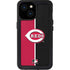 MLB Cincinnati Reds Split iPhone 13 Mini Waterproof Case