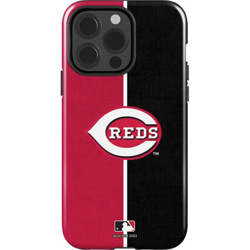 MLB Cincinnati Reds Split iPhone 13 Pro Impact Case