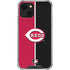 MLB Cincinnati Reds Split iPhone 14 Clear Case
